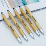 Bamboo ballpoint pens: green choice for writers.