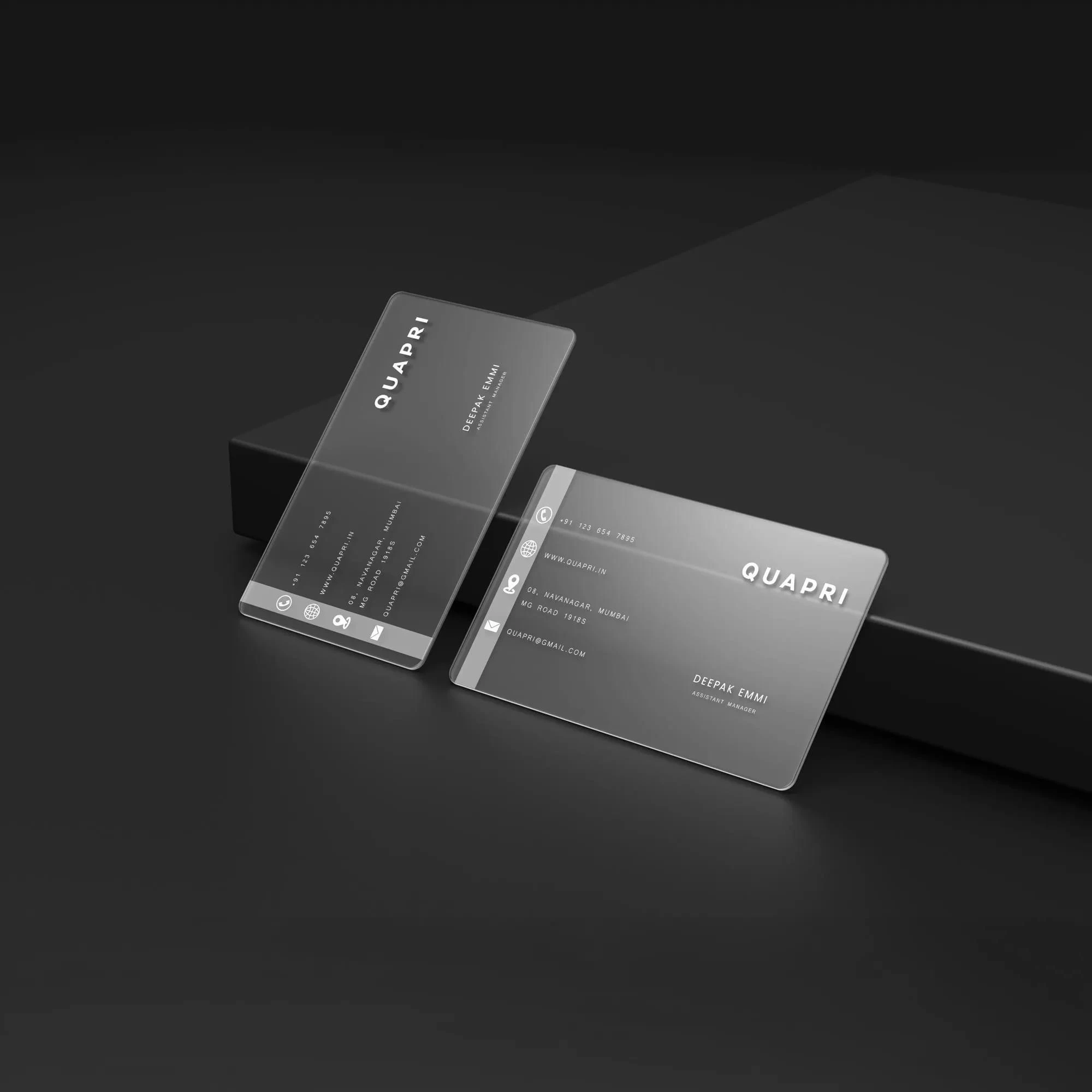 Transparent Visiting Cards Transparent Visiting Cards
