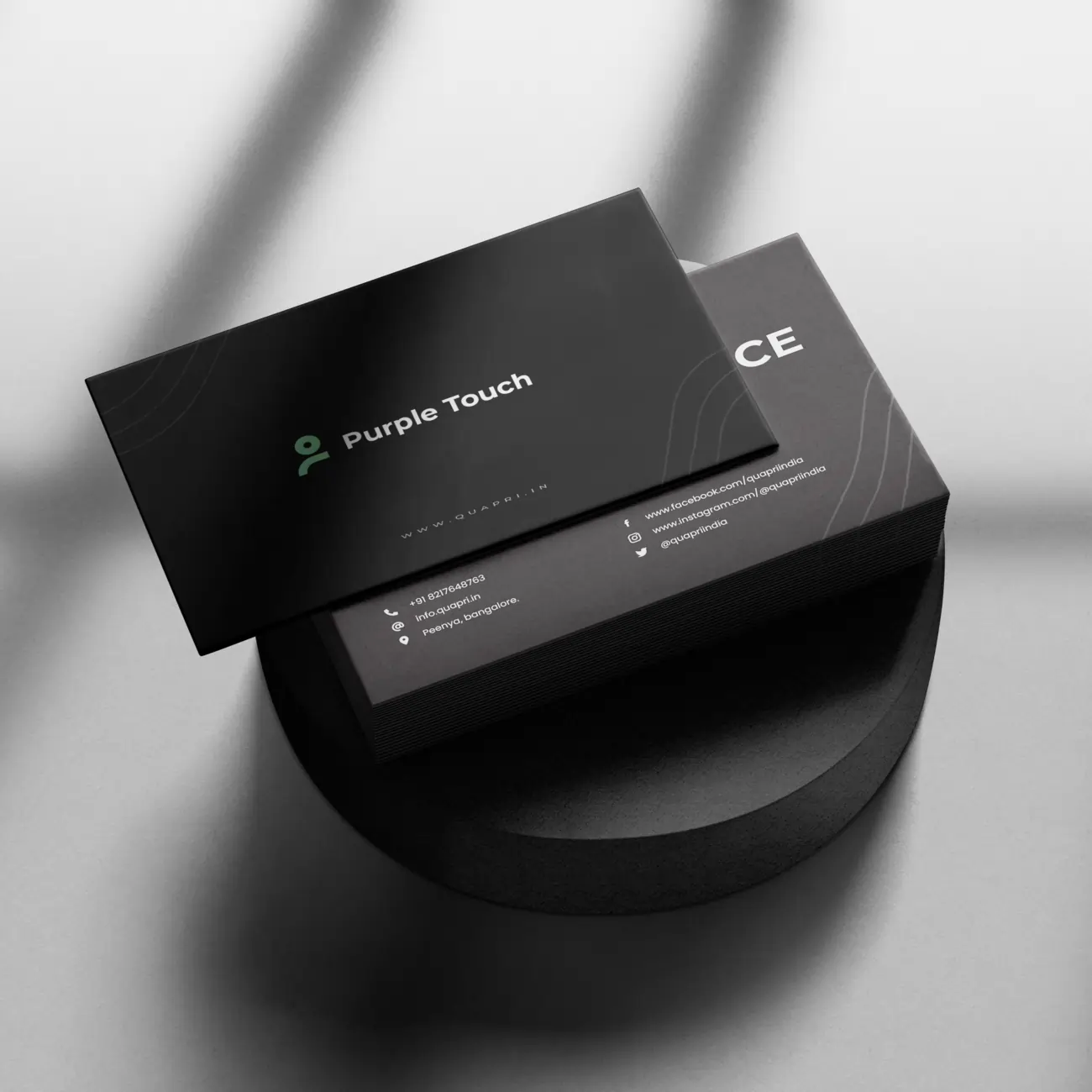 Velvet Touch Visiting Cards