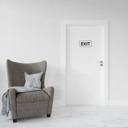 "Escape Route Navigation Symbols" Emergency Exit Signs