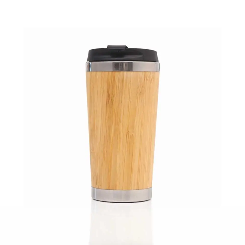 Bamboo Coffee Tumbler With Flip Lid Bamboo Coffee Tumbler With Flip Lid