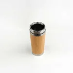 Eco-friendly bamboo coffee tumbler 400ml
