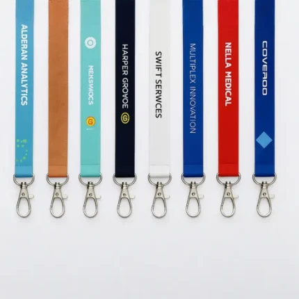 High-quality sublimation printed lanyards with metal hooks