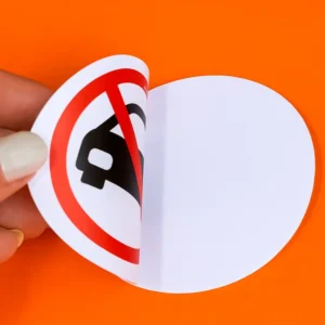 Front Adhesive Stickers