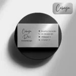 Silver Metallic Visiting cards