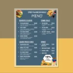 Pouch Laminated Menu Cards